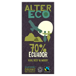 AlterEco AlterEco Dark Chocolate 70% Ecuador 100g