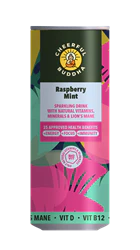 Cheerful Buddha Cheerful Buddha Raspberry and Mint Functional Mushroom Sparkling Drink 250ml