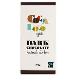 Cocoa Loco Organic F/T 72% Dark Chocolate Bar 100g