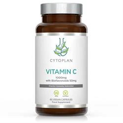 Cytoplan Vitamin C + Bioflavonoids: 1000mg / 50mg 60 capsules