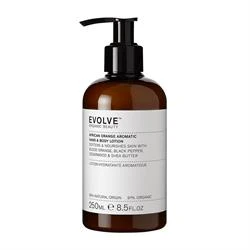 Evolve Organic Beauty African Orange Hand & Body Lotion 250ml
