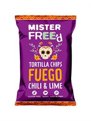 Freed Foods / Mister Free'd Mister Free'd Vegan Tortilla Chips with Chili Lime Fuego 135g