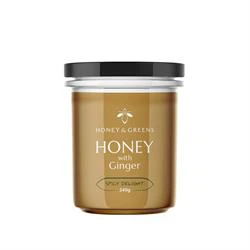 Honey and Greens Honey & Greens British Honey with Ginger 240g