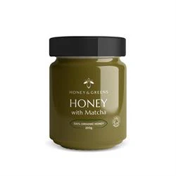 Honey and Greens Honey & Greens Organic Honey with Organic Matcha 200g