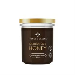 Honey and Greens Honey & Greens Spanish Organic Oak Honey 240g