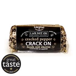 I Am Nut OK Crack On - Black Pepper Vegan Cheese Log 120g