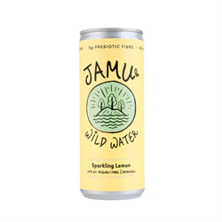Jamu Natural Sparkling Lemon + Gut Friendly Fibre & Botanicals 250ml
