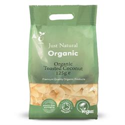 Just Natural Organic Organic Toasted Coconut 125g
