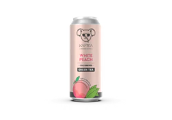 Kaytea Kaytea Organic Green Tea with Peach 330ml