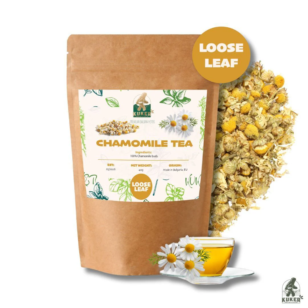 KUKER® Chamomile Tea 100g | Dried Flowers - Image 2