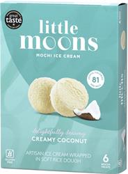 Little Moons Creamy Coconut Mochi Ice Creams 6 Pack 192g