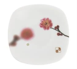 Nippon Kodo Yume No Yume Incense Holder - Plum Flower 8 x 8 cm