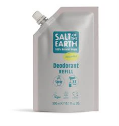 Salt Of the Earth Unscented Refill Pouch for Spray 300ml