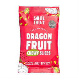 Soul Fruit Soul Fruit - Soft Dried Dragon Fruit Slices 30g