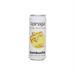 Spraga Raw & Organic Kombucha Lemon & Ginger 330ml