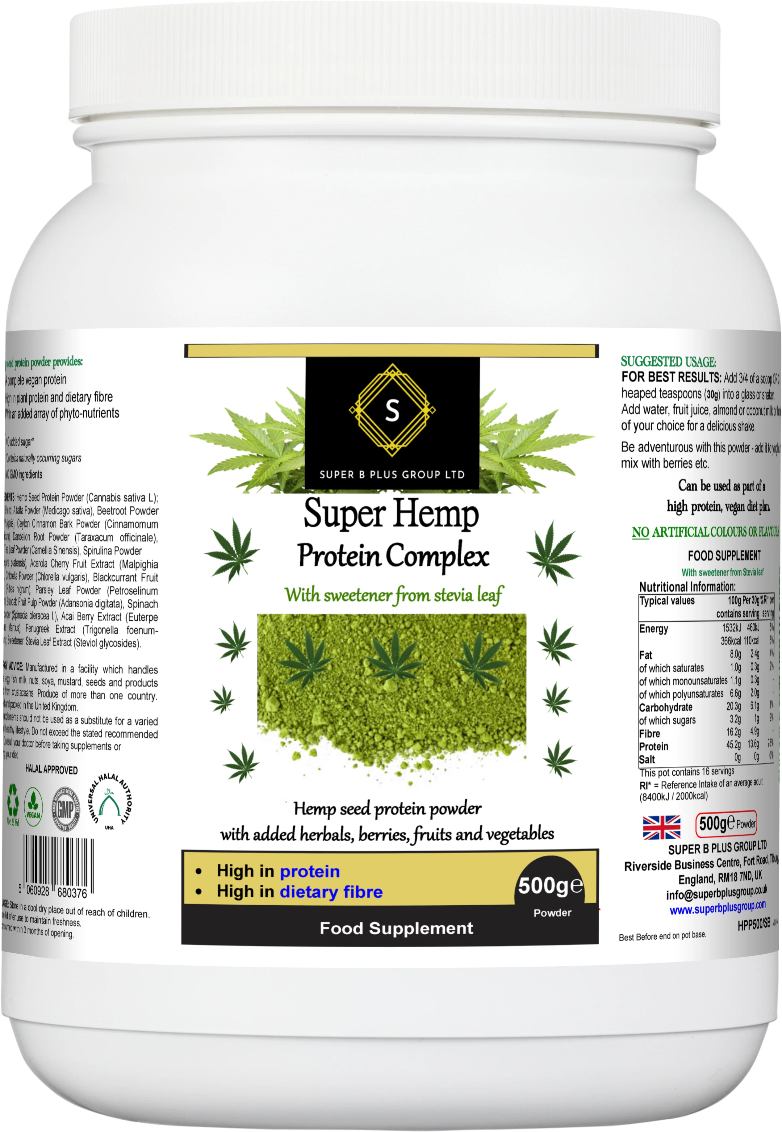 Super Hemp Protein Complex