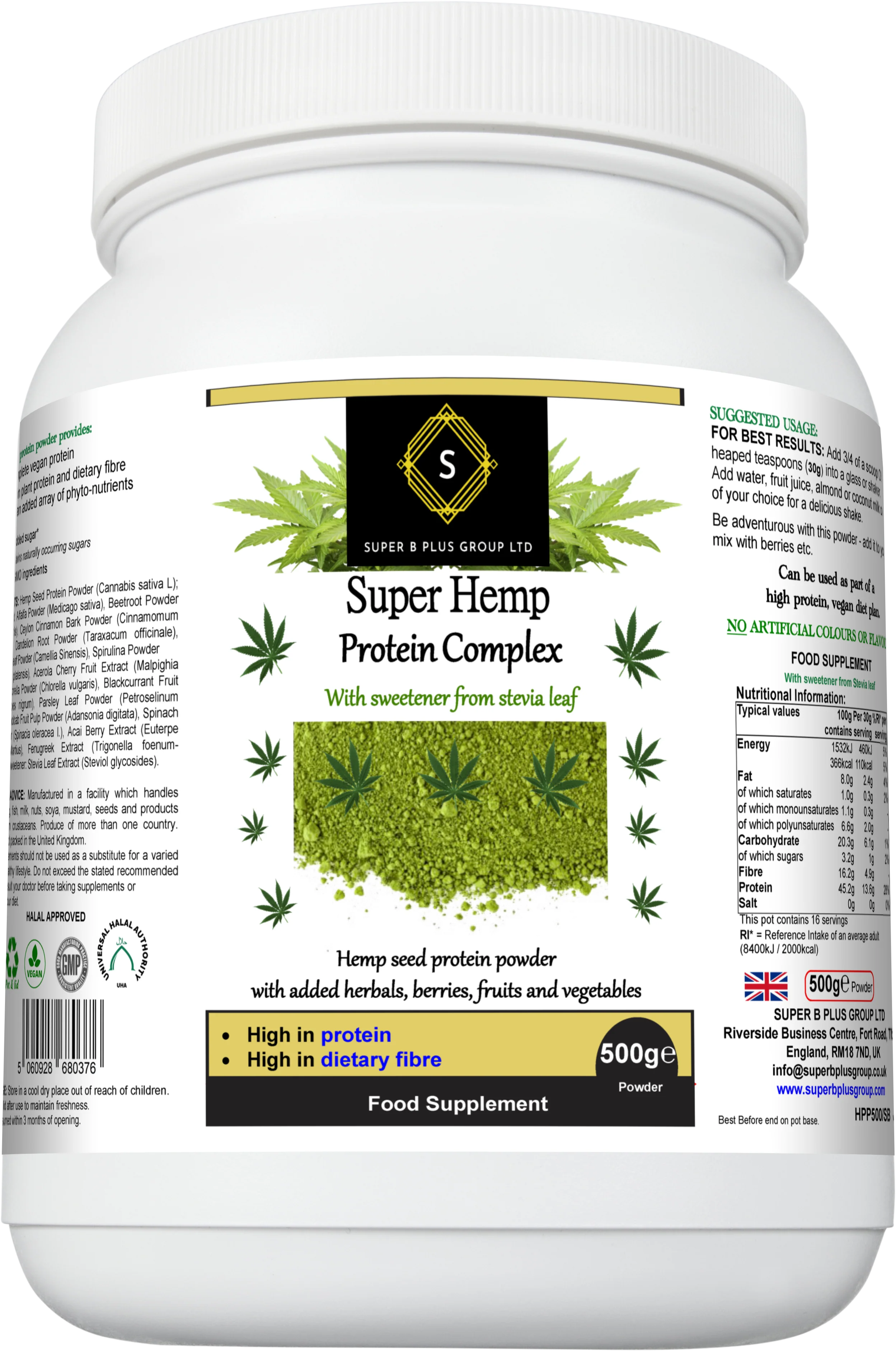 Super Hemp Protein Complex - Image 4