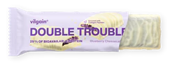 Vilgain Vilgain Double Trouble Protein Bar Blueberry Cheesecake 55g